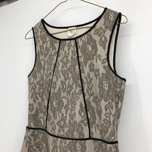 Anthropologie  Weston Wear Brown lace peplum tank top xs - Picture 12 of 14